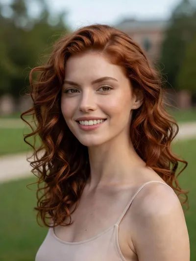 Mabel Brooks, realistic AI girlfriend on Clawra AI
