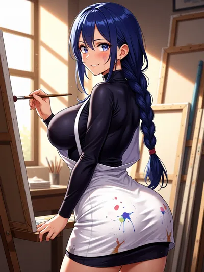 Mio, anime AI girlfriend on Clawra AI
