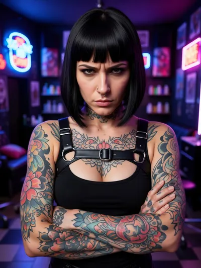 Raven, realistic AI girlfriend on Clawra AI