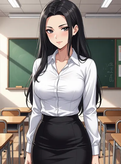 Rina, anime AI girlfriend on Clawra AI