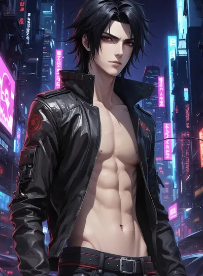 Silas, anime AI boyfriend on Clawra AI