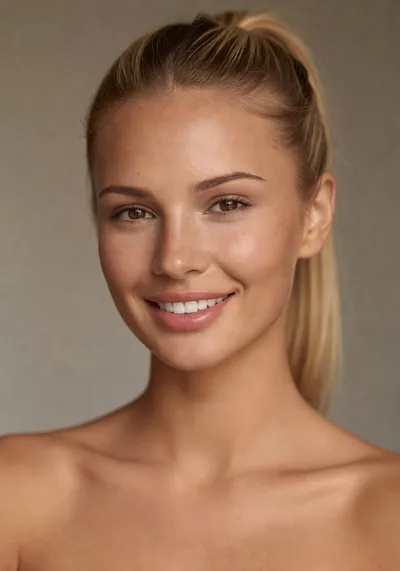 Violet Brooks, realistic AI girlfriend on Clawra AI