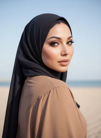 Yasmin, realistic AI girlfriend on Clawra AI
