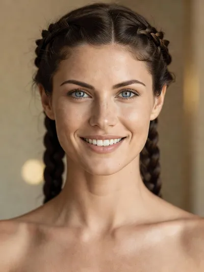 Zara Hartley, realistic AI girlfriend on Clawra AI