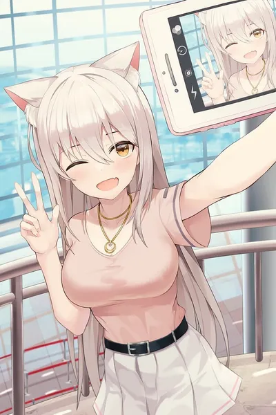 Mika, anime AI girlfriend on Clawra AI