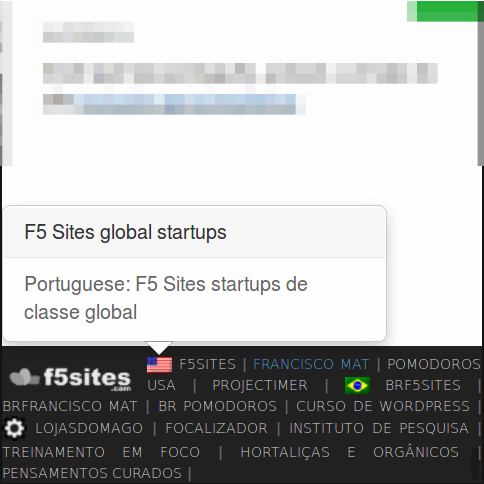 F5 Sites Footer Bar