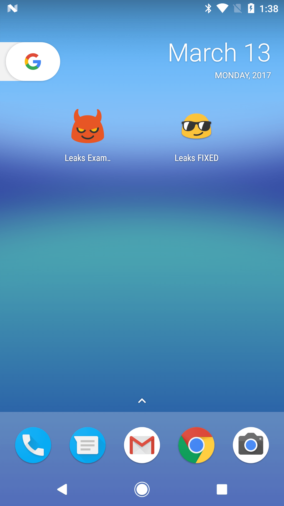 Launcher icons for both apps