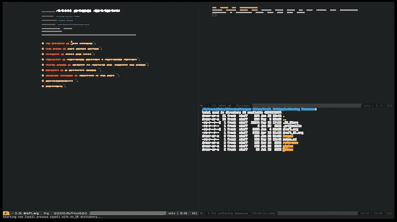 Emacs For Writers - Screen