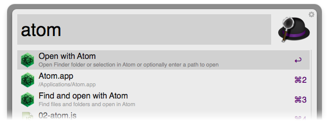 Open With Atom Screenshot