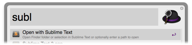 Open With Sublime Text v3 Screenshot