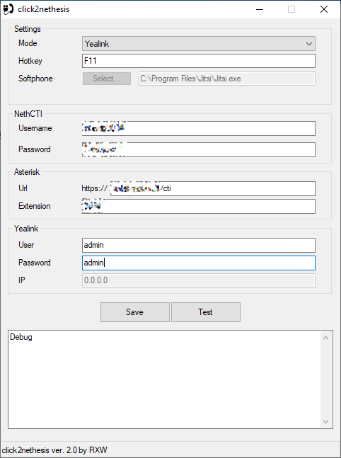 yealink configuration