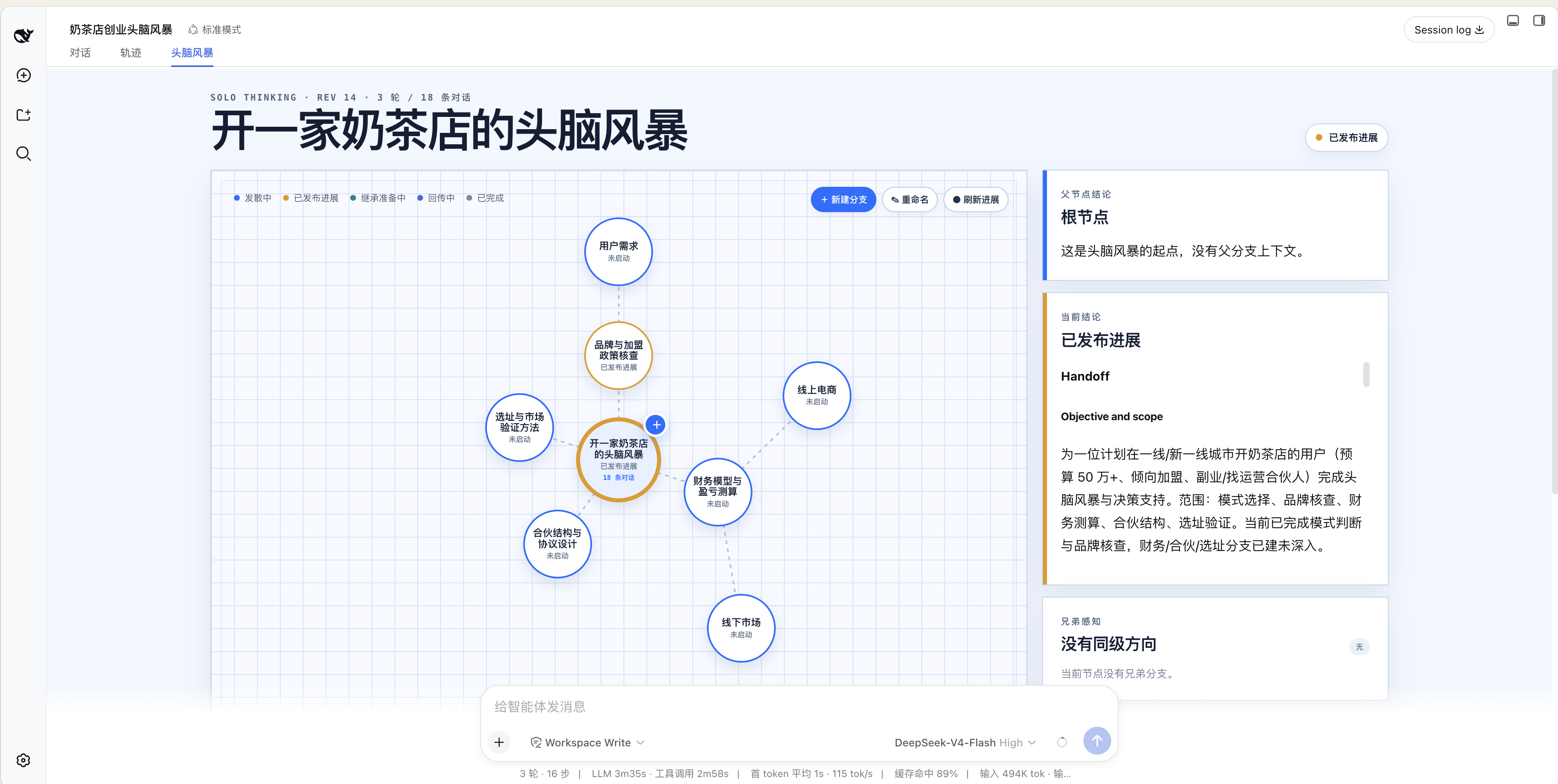 DSH Solo Thinking 默认完整头脑风暴 Tab