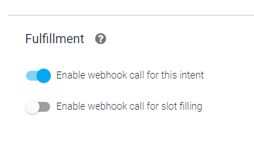 Mengaktfikan Fulfillment pada intent