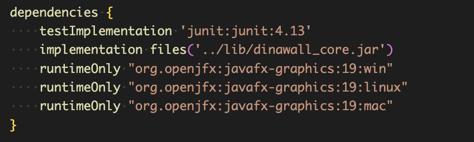 Gradle Dependecies