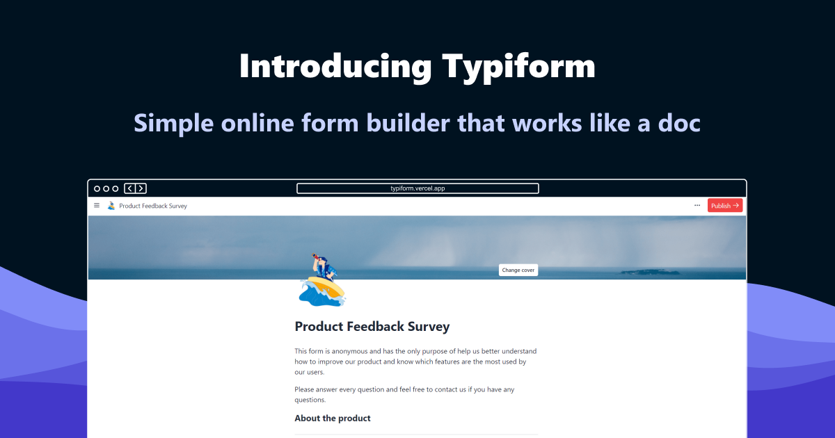 Typiform Screen Shot