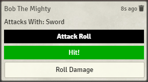 Attack Roll Example