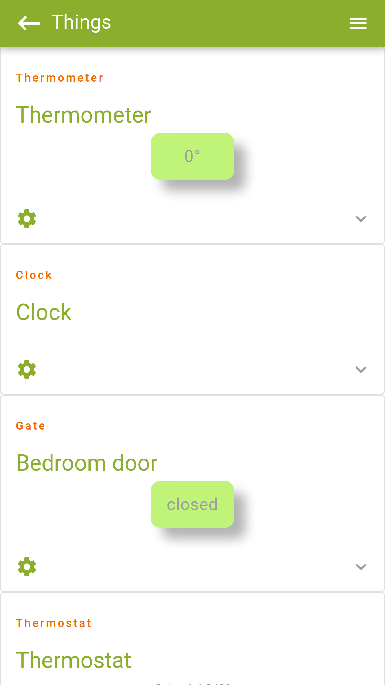 Mobile things page
