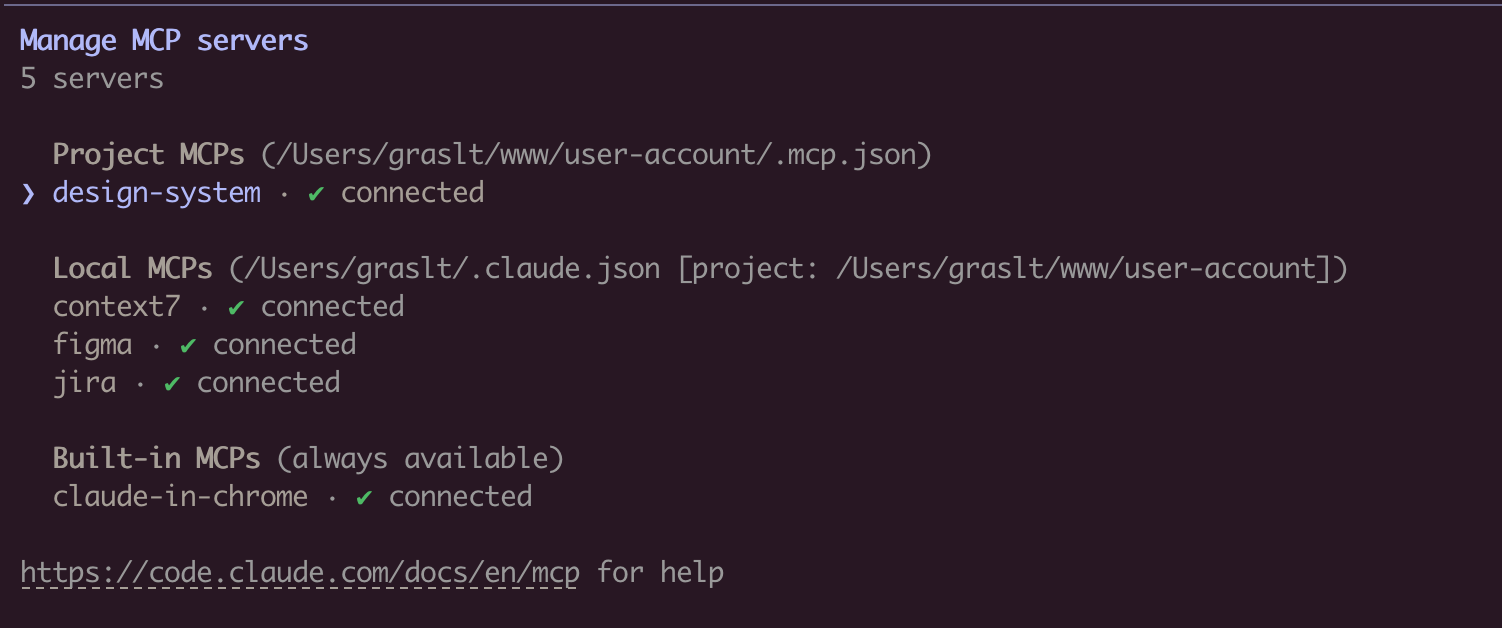 MCP Servers Connected