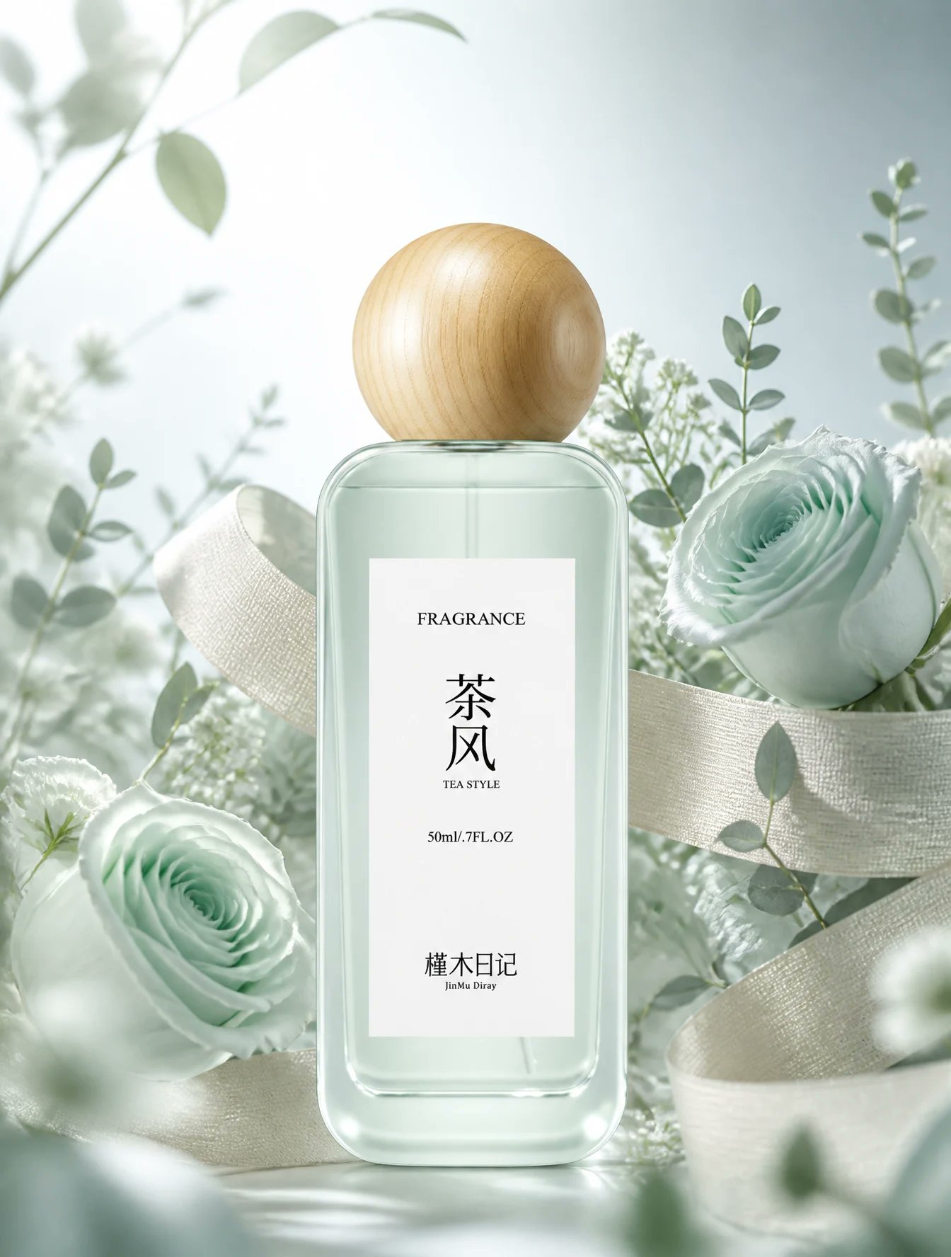 Mint Rose Perfume Product Ad