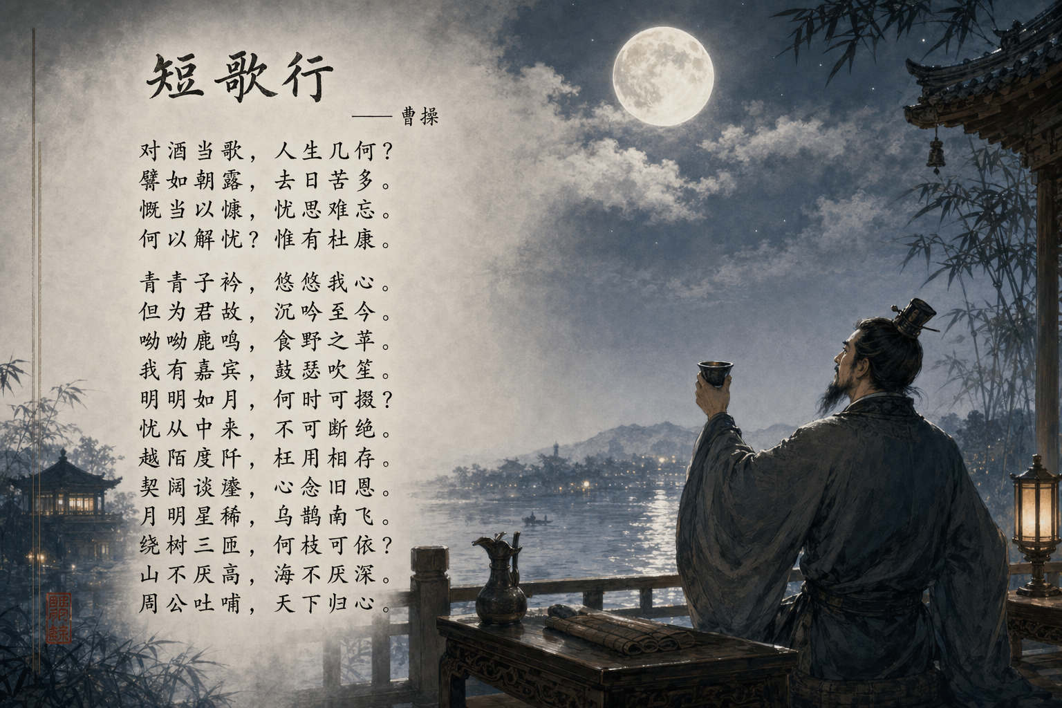 短歌行诗词意境图