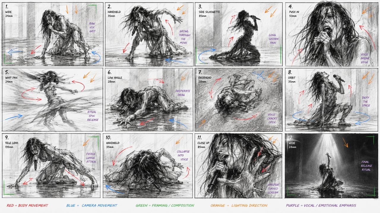 当代舞现场 Storyboard