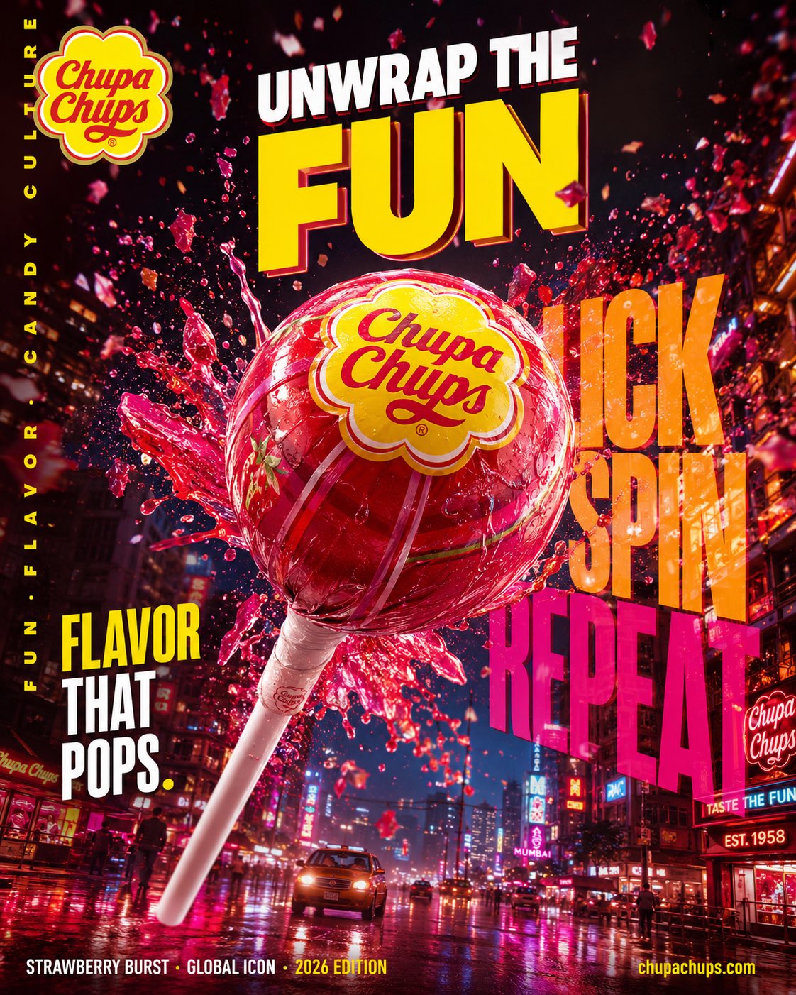 FMCG 棒棒糖霓虹广告