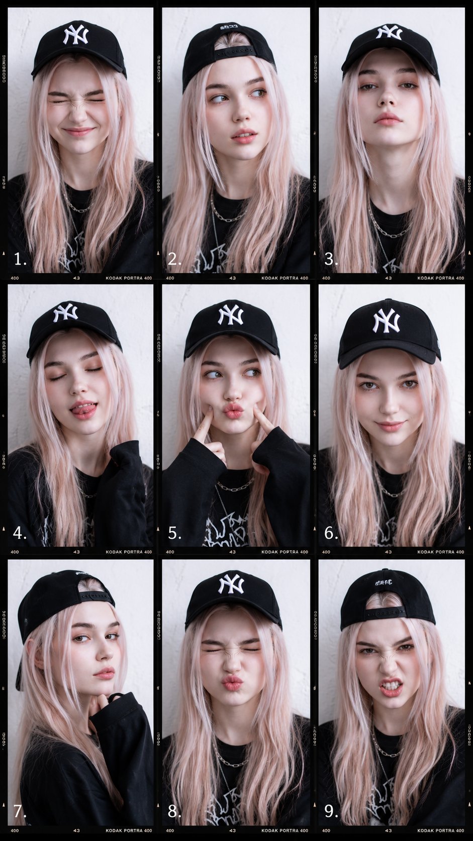 9-frame 时尚人像拼贴