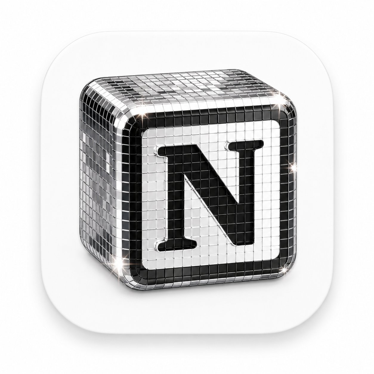 迪斯科镜面 3D App 图标