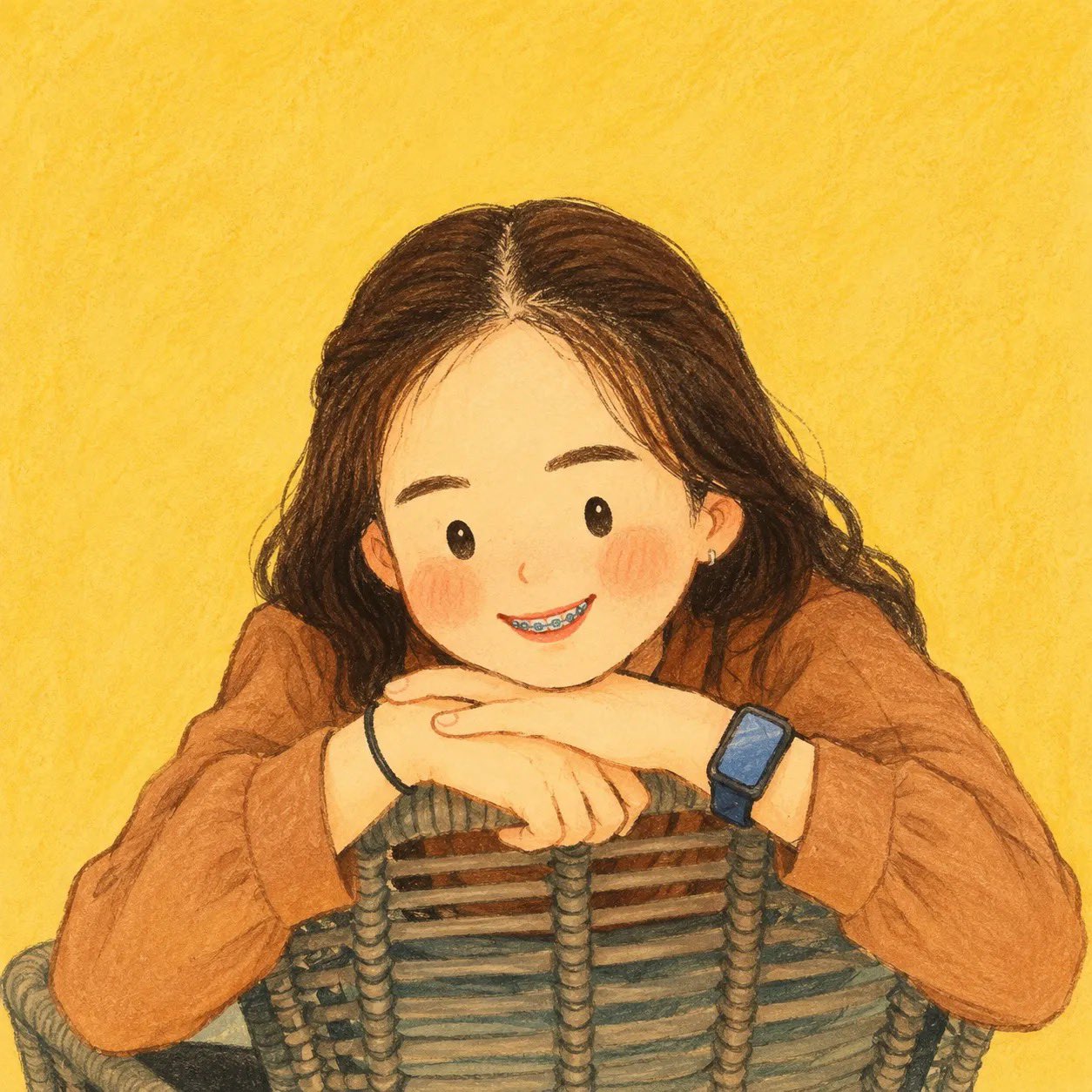 Hand-Drawn Storybook Portrait