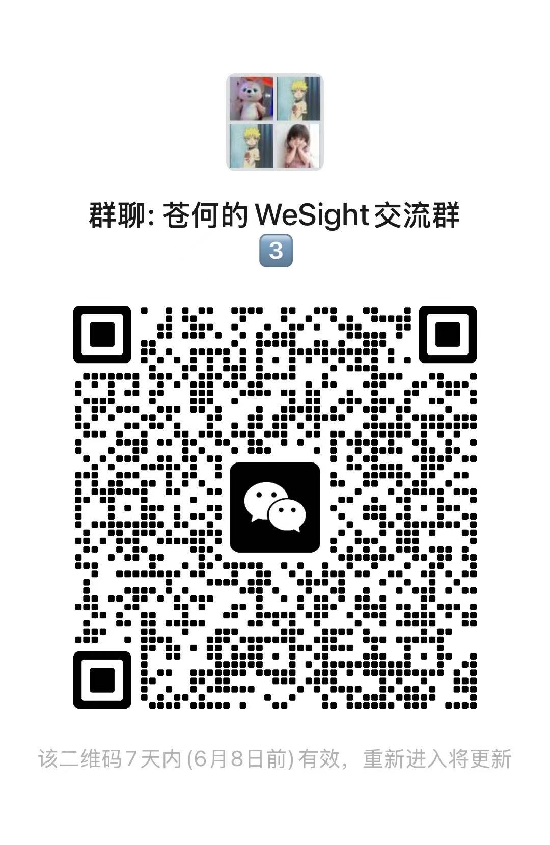 WeSight WeChat Group