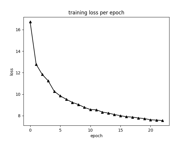 training loss