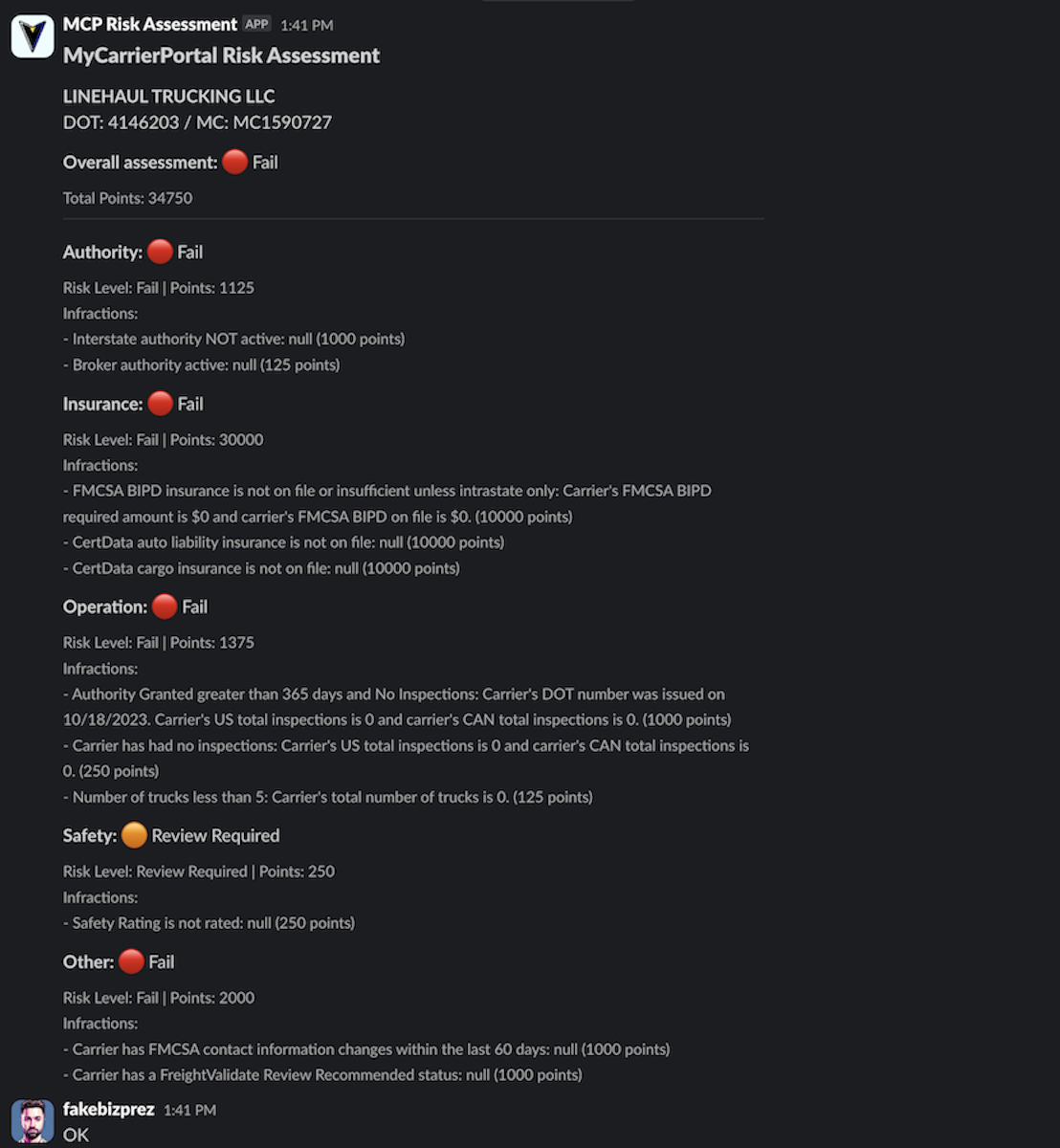 MCP Slackbot Screenshot
