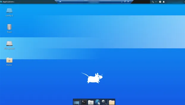 Screenapture of the remote Ubuntu Desktop