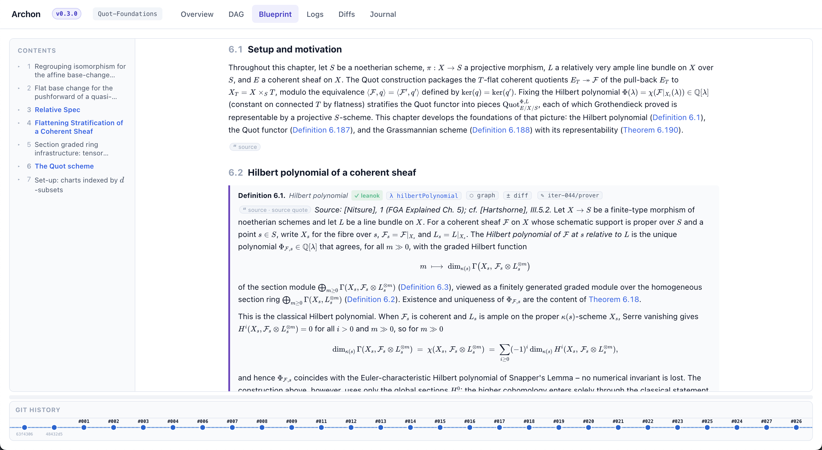 Archon Dashboard — Blueprint view