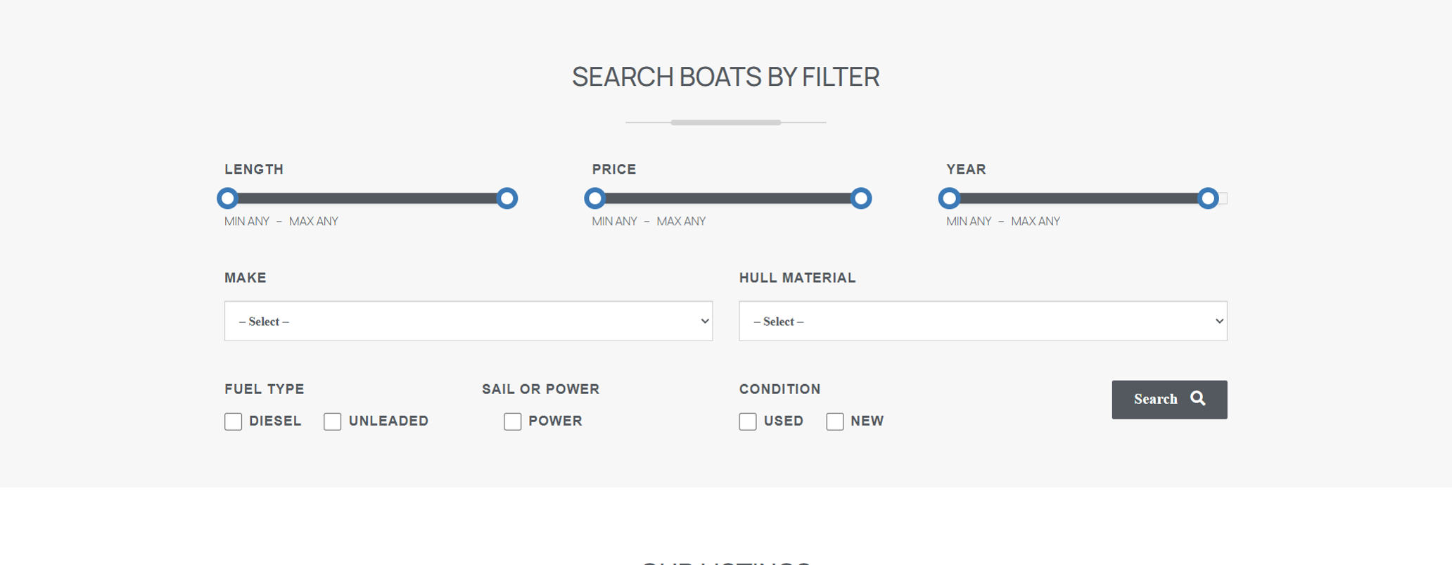Search filters