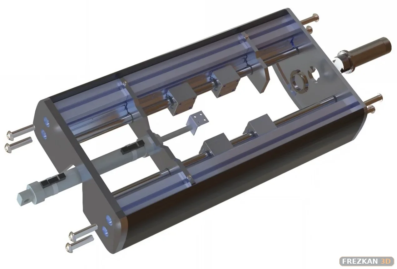 Projekt mechanizmu specjalnego Frezkan 3D