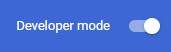 enable developer mode
