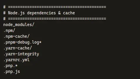 Contoh .gitignore Lengkap untuk Project Node.js (Anti .npm-cache & node_modules Masuk Repo)