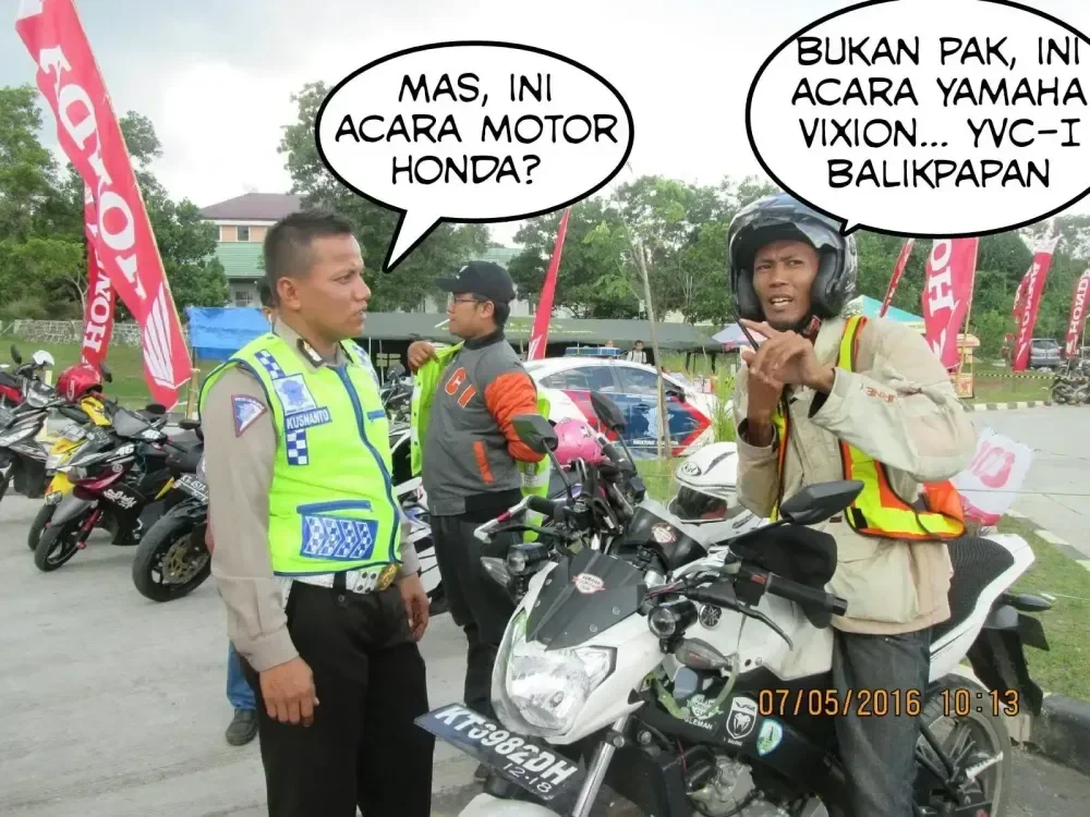 Jambore Vixion dengan Sponsor Honda 😱 Heboh