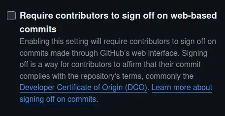 Fitur 'Sign Off' di GitHub, Perlu Diaktifkan tidak Sih? Penjelasan Lengkap soal DCO