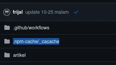 Kenapa Ada Folder .npm-cache/_cacache di Repo? Penyebab dan Solusinya