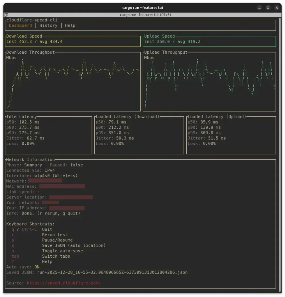 cloudflare-speed-cli: Tool Keren Tes Kecepatan Internet di Terminal. 🚀