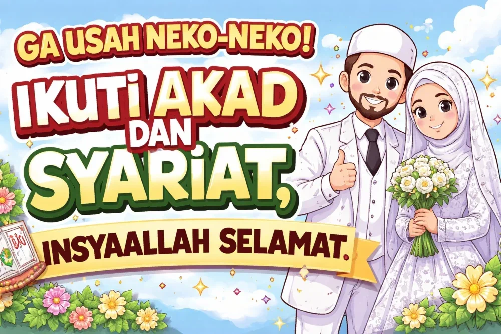 GA USAH NEKO NEKO IKUTI AKAD DAN SYARIAT INSYAALLAH SELAMAT