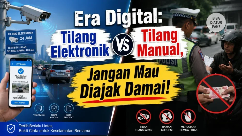 Era Digital Tilang Elektronik vs Tilang Manual Jangan Mau Diajak Damai ๐ธ๐