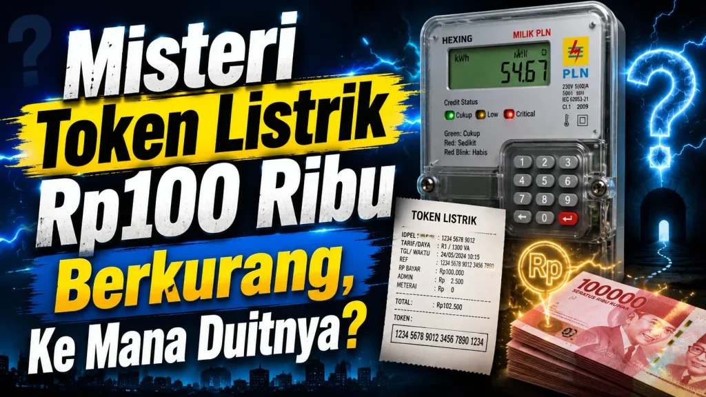 Misteri Token Listrik Rp100 Ribu Berkurang, Ke Mana Duitnya?