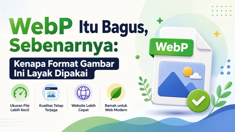 WebP Itu Bagus, Sebenarnya: Kenapa Format Gambar Ini Layak Dipakai