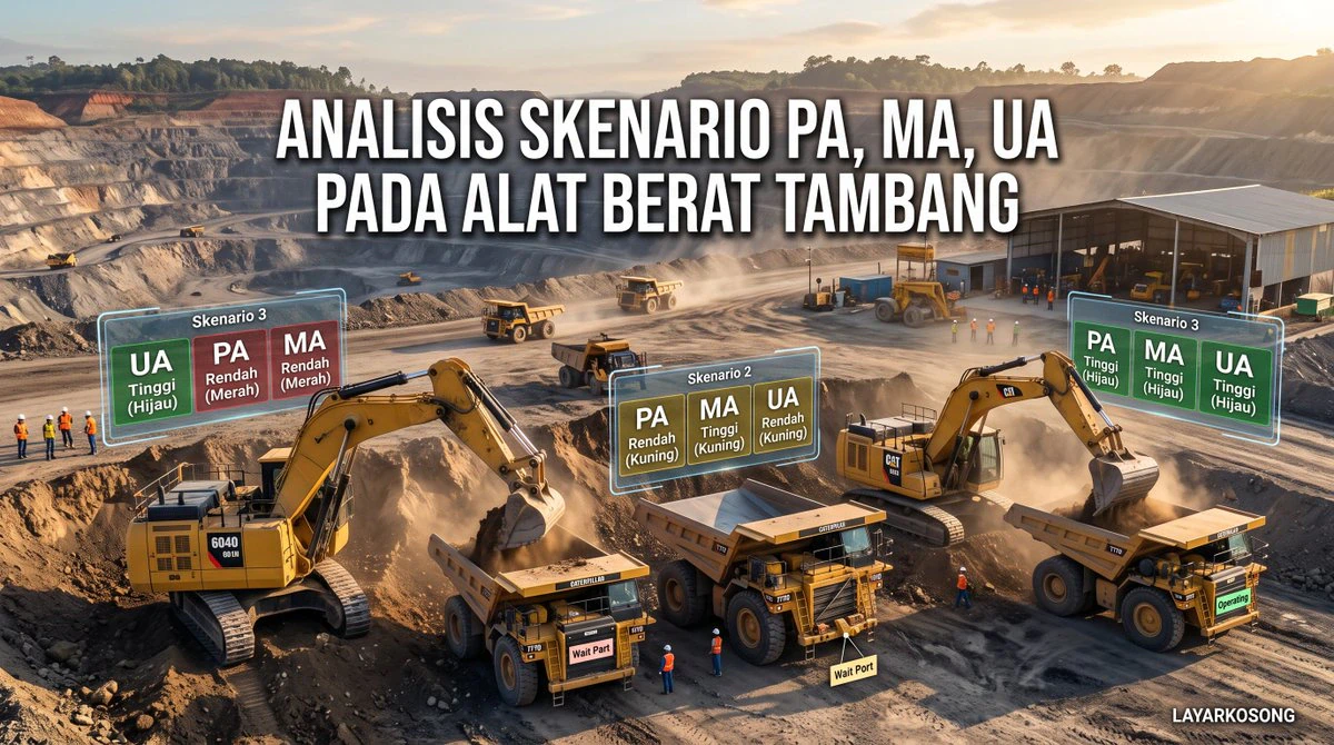 Analisis Kejadian PA, MA, UA pada Alat Berat Tambang