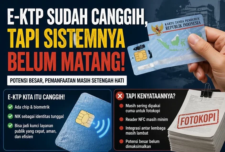 Digitalisasi Identitas di Indonesia: E-KTP, IKD, dan Kesiapan Sistem yang Dipertanyakan
