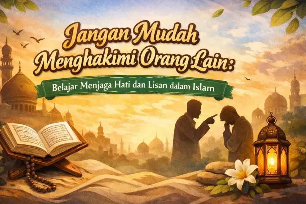 Jangan Mudah Menghakimi Orang Lain: Belajar Menjaga Hati dan Lisan dalam Islam