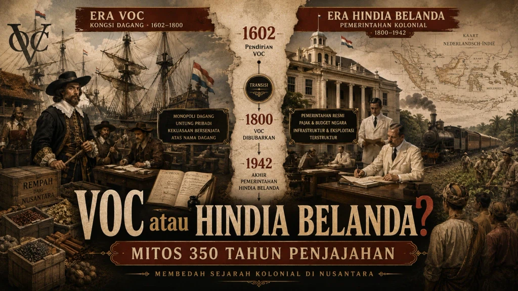 VOC, Hindia Belanda, dan Mitos 350 Tahun